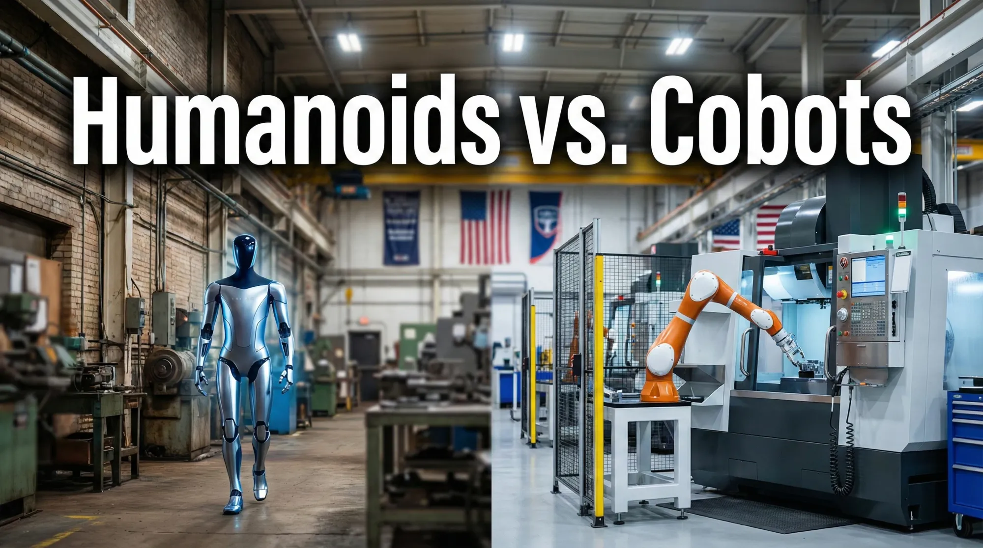 Humanoids vs Cobots: Manufacturing Automation Comparison